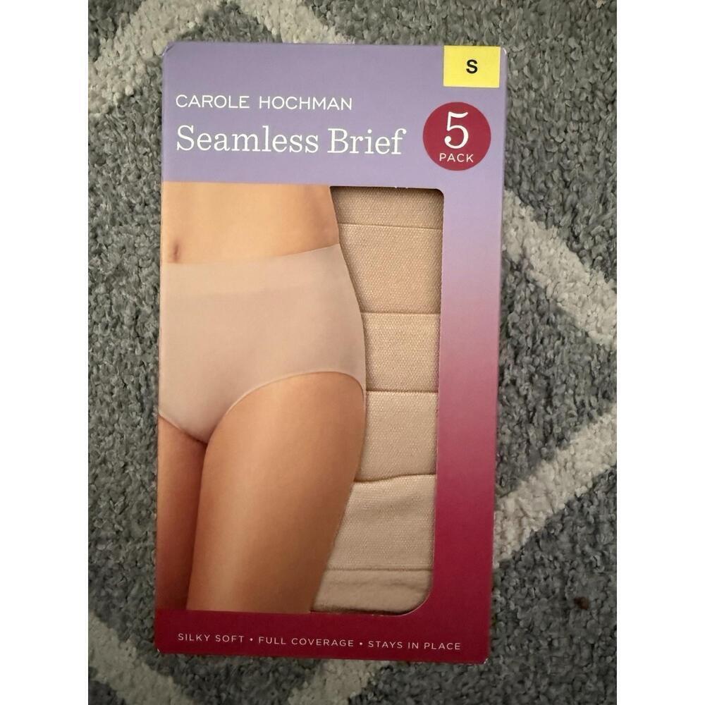 Carol Hochman Womens Seamless Brief 5-Pack Size Small. XX